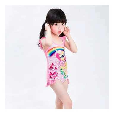 PACK2 TRAJE DE BAÑO PARA NIÑAS EN ROSADO Y+LIGAS DE REGALO