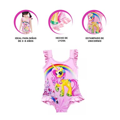 PACK3 ROPA COMODA DE NATACION TONO ROSADO Y+REGALO AGENDITA