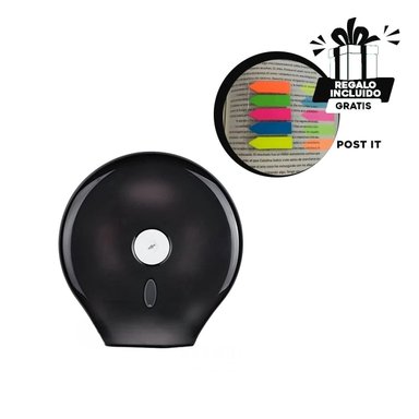 PACK5 CONTENEDOR PARA PAPEL NEGRO Y+BANDERITAS ADHESIVAS