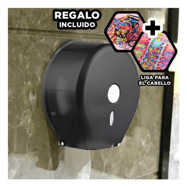 PACK4 DISPENSADOR PARA PAPEL NEGRO Y+LIGAS DE REGALO