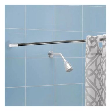 PACK2 IMPLEMENTO AJUSTABLE PARA DUCHA COMPACTO DURADERO PLOMO 1,40M A 2,60M Y+PAPEL REGALO - 5
