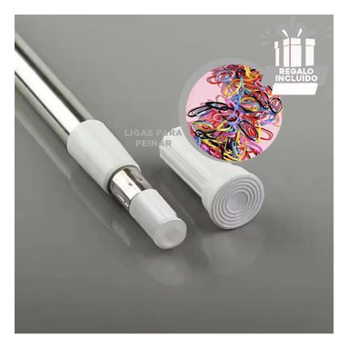 PACK5 TUBERIA COMPACTA 1,40M A 2.60M PLOMO Y+LIGAS DE REGALO