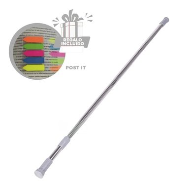 PACK4 TUBO DE 1,40M A 2.60M PLOMO Y+BANDERITAS ADHESIVAS