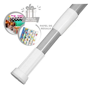 PACK5 TUBO DE DUCHA EN 1,40M A 2.60M PLOMO Y+PAPEL DE REGALO