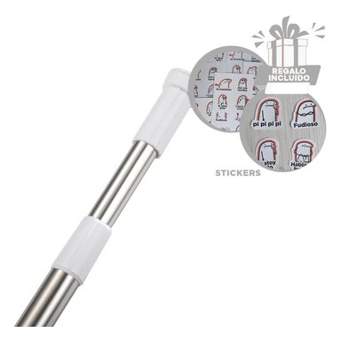 PACK5 TUBO RESISTENTE 1,40M A 2.60M PLOMO Y+REGALO STICKERS