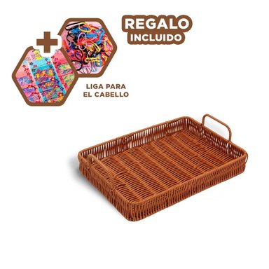 FUENTE IDONEO CON ASAS DE TEJIDO Y+REGALO LIGAS PARA PEINAR