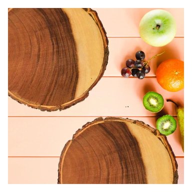 CHAROLA ARTESANAL DE ALIMENTOS 17.8CM Y+GIFT STICKERS