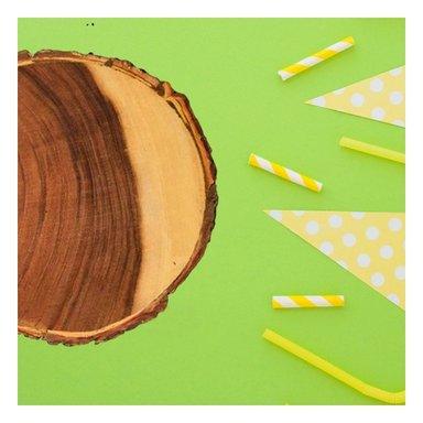 SOPORTE DECORATIVO CIRCULAR DE MADERA PARA DECORACION DE HOGAR CON CALIDEZ Y+LIGAS REGALO