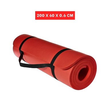 COLCHONETA ANTIDESLIZANTE 6MM ROJO DE GOMA EVA Y+POST IT - 4