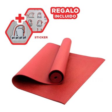BASE PARA EJERCICIO 6MM ROJO DE GOMA EVA Y+REGALO STICKER - 1