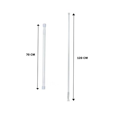 PACK3 TUBERIA SOPORTE 70CM A 1.20M PLOMO Y+REGALO STICKERS - 5