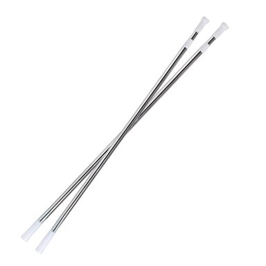 PACK6 PIEZA AJUSTABLE PARA DUCHA ESTABLE CONFORTABLE 70CM A 1,20M PLOMO Y+REGALO STICKER - 2