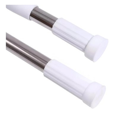 PACK12 ELEMENTO AJUSTABLE PARA DUCHA ESTABLE CONFORTABLE 70CM A 1,20M PLOMO Y+REGALO STICKER - 2