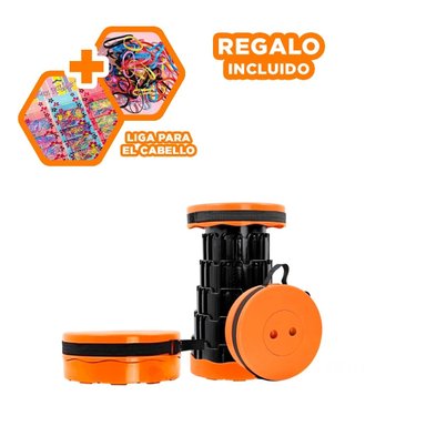 PACK4 ASIENTO CON PROTECCION EN NARANJA Y+LIGAS DE REGALO