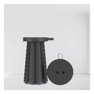 PACK12 BANCO ESTABLE CON SEGURO PORTATIL PARA MOMENTOS DE DESCANSO NEGRO - 2