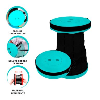PACK3 ASIENTO PARA EXCURSIONES EN TURQUEZA Y+REGALO STICKERS - 3