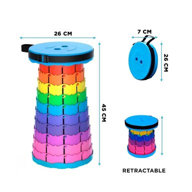 PACK12 BANQUETA LIVIANA PLEGABLE CON ENFOQUE PRACTICO Y SEGURO FIRME - 4