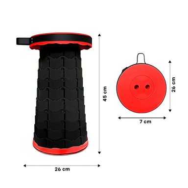PACK2 SILLA LIGERA DE COLOR ROJO Y+BANDERITAS ADHESIVAS - 5