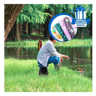 PACK5 SILLA DE DOBLE SEGURO EN AZUL Y+PAPEL DE REGALO