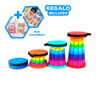 PACK4 SILLA SUAVE PRACTICA EN MULTICOLOR Y+REGALO AGENDITA