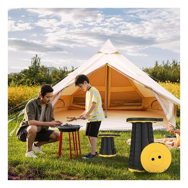 PACK3 BANCO RETRACTIL EN TONO AMARILLO Y+REGALO STICKERS