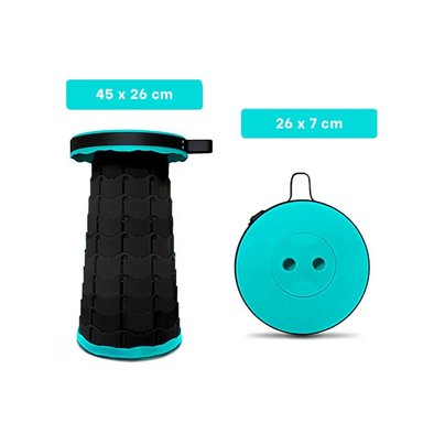 PACK6 PLATAFORMA DE ASIENTO COMPACTA CON SEGURO PARA TRANSPORTAR TURQUEZA Y+PAPEL REGALO - 4