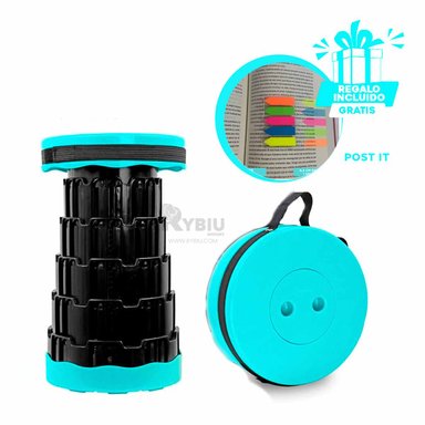 PACK2 SILLA LIGERA EN TURQUEZA Y+BANDERITAS ADHESIVAS - 1