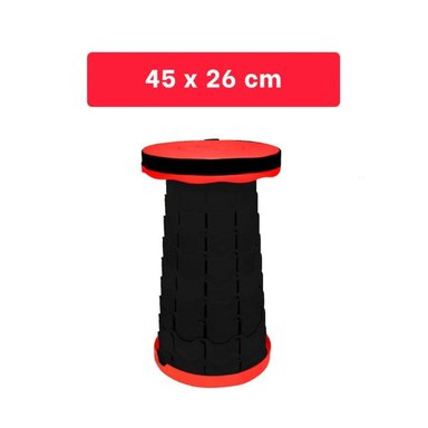 PACK2 TABURETE PLEGABLE LIGERO PARA REUNIONES Y ACTIVIDADES ROJO Y+PAPEL REGALO - 4
