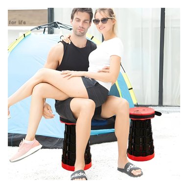 PACK2 SILLA ENROLLABLE EN TONO ROJO Y+REGALO AGENDITA