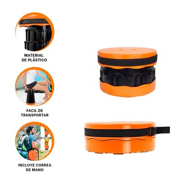 PACK9 BANCO MOVIL PARA NIÑOS CON TAPA EN ANARANJADO