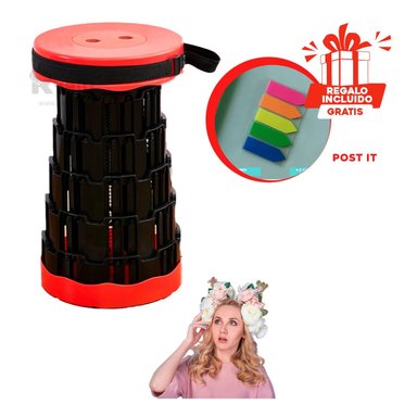 PACK12 SILLA LIGERA EN ROJO Y+BANDERITAS ADHESIVAS