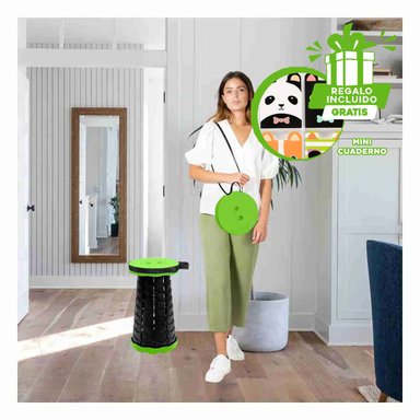 PACK9 ASIENTO COMPACTO Y UTIL VERDE Y+REGALO STICKERS