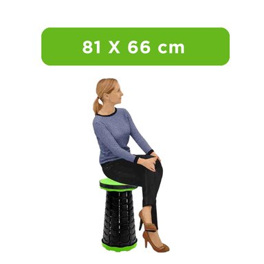 PACK5 SILLA LIGERA PLEGABLE PARA VIAJES PASEOS EN VERDE - 5