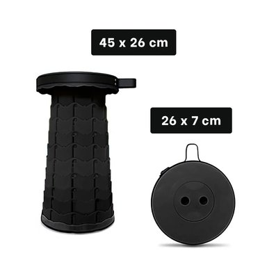 PACK4 SILLA PLEGABLE PARA EL HOGAR NEGRO Y+REGALO AGENDITA - 5
