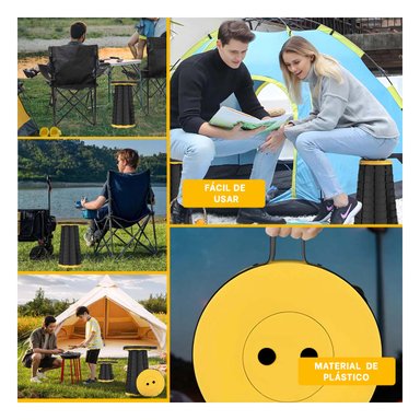 PACK9 ASIENTO PORTATIL PARA PASEOS EN TONALIDAD AMARILLO - 3