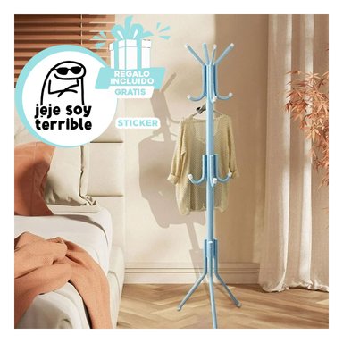 PACK9 PERCHERA DE ARMADO FACIL DE CELESTE Y+REGALO STICKERS