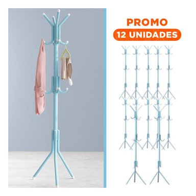 PACK12 SOPORTE COLGANTE MULTIUSO 175X45CM PARA MANTENER ORDEN CELESTE Y+REGALO STICKER