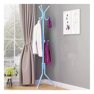 PACK3 PERCHERO ADECUADO DE COLOR CELESTE Y+PAPEL DE REGALO