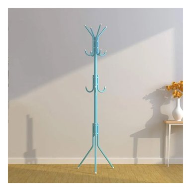 PACK3 PERCHERO DE 3 PATAS EN CELESTE Y+REGALO STICKERS