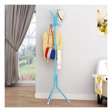 PACK2 PERCHERO MULTIUSO 175X45CM PARA ORDENAR PRENDAS EN CASA CELESTE Y+PAPEL REGALO - 2