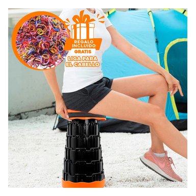 PACK9 ASIENTO CON PROTECCION EN NARANJA Y+LIGAS DE REGALO