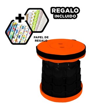PACK9 SILLA MECANISMO EN TONO ANARANJADO Y+PAPEL DE REGALO