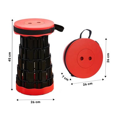 PACK12 BASE FUNCIONAL PLEGABLE 2 SEGUROS PORTATILES TONO ROJO BASE NEGRA Y+PAPEL REGALO - 4