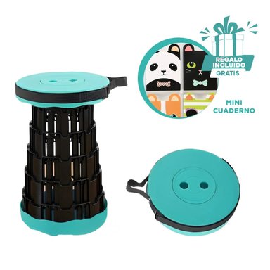 PACK5 SILLA ENROLLABLE EN TONO VERDE Y+REGALO AGENDITA