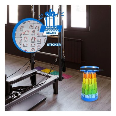 PACK9 BANCA COMODA CON DISEÑO EN AZUL Y+REGALO STICKERS