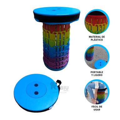 BANCO CON SISTEMA DE SEGURO TAPA AZUL Y+LIGAS DE REGALO