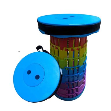 REPOSERA PLEGABLE CON TRES SEGUROS FORMATO PORTATIL AZUL MULTICOLOR Y+LIGAS REGALO - 3