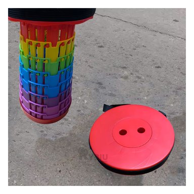 ASIENTO MULTICOLOR PARA NINOS DE TAPA ROJA Y+GIFT MINIAGENDA