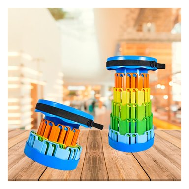 PACK3 BANCA REGULABLE EN TONO AZUL Y+REGALO STICKERS - 4