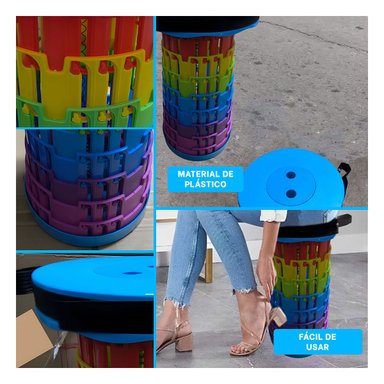 ASIENTO DE VIAJE COMPACTO TAPA COLOR AZUL Y+REGALO AGENDITA